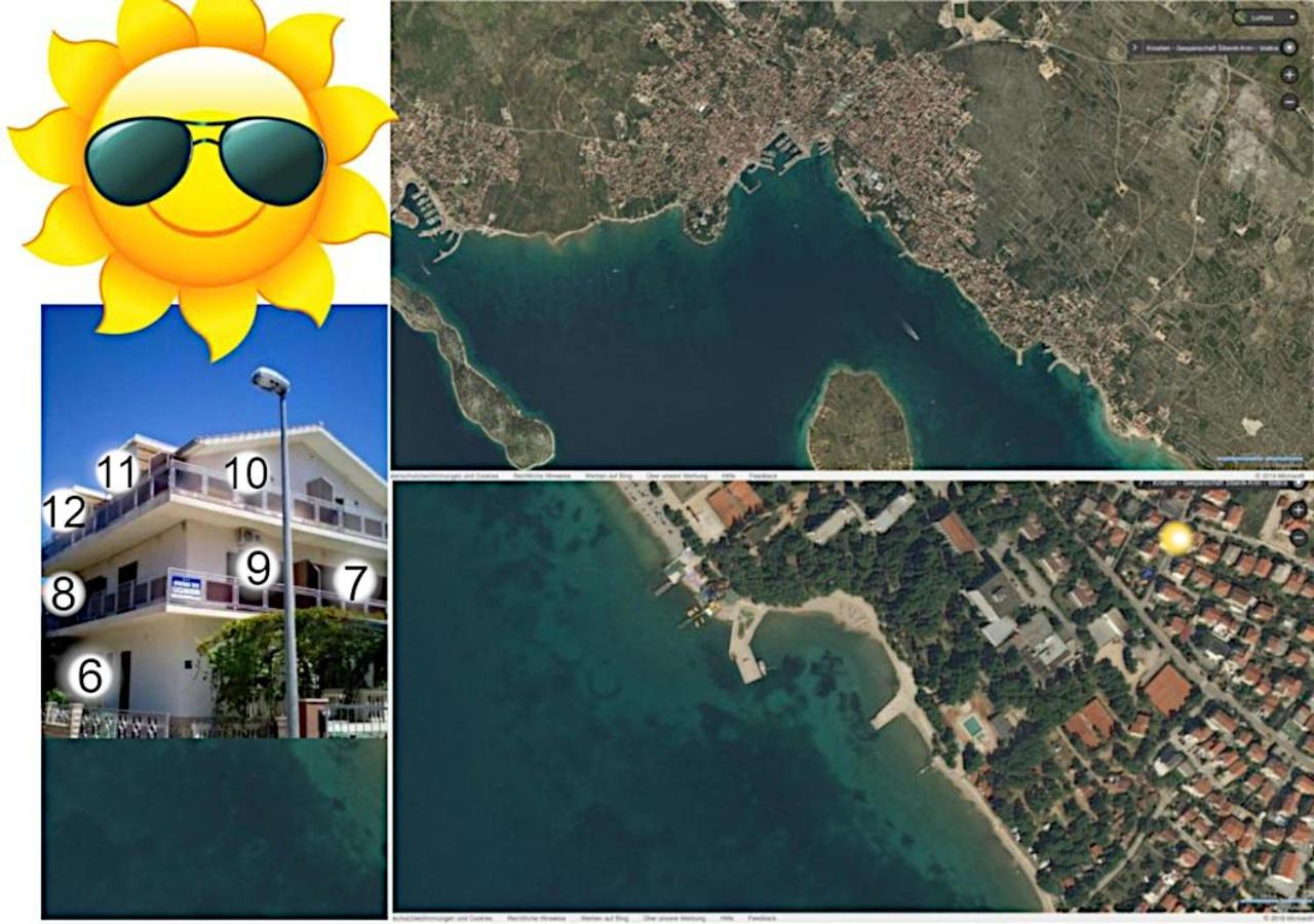 Topic Apartments Vodice Bagian luar foto